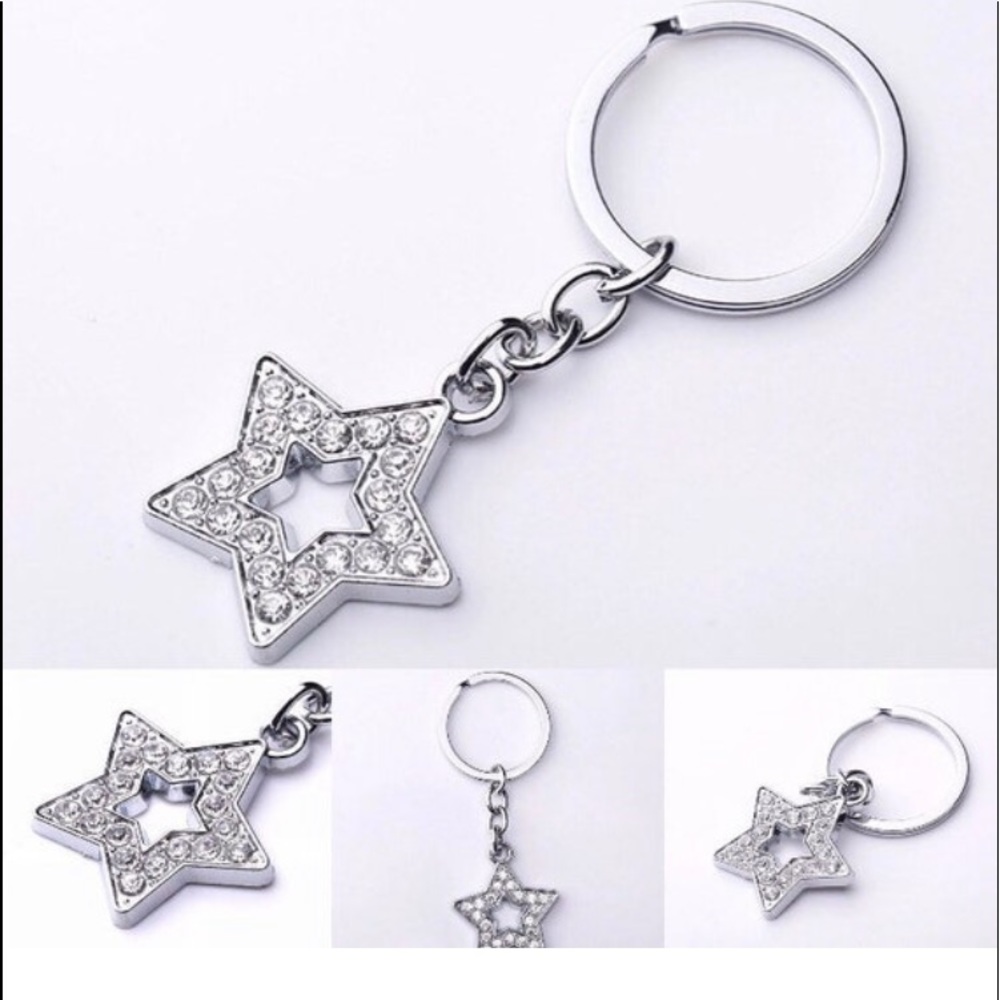 Star Rhinestone Keychain - Picture 1 of 1
